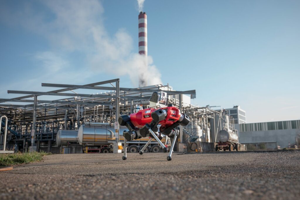 ANYmal conducts indoor and outdoor inspection missions, 24-7.